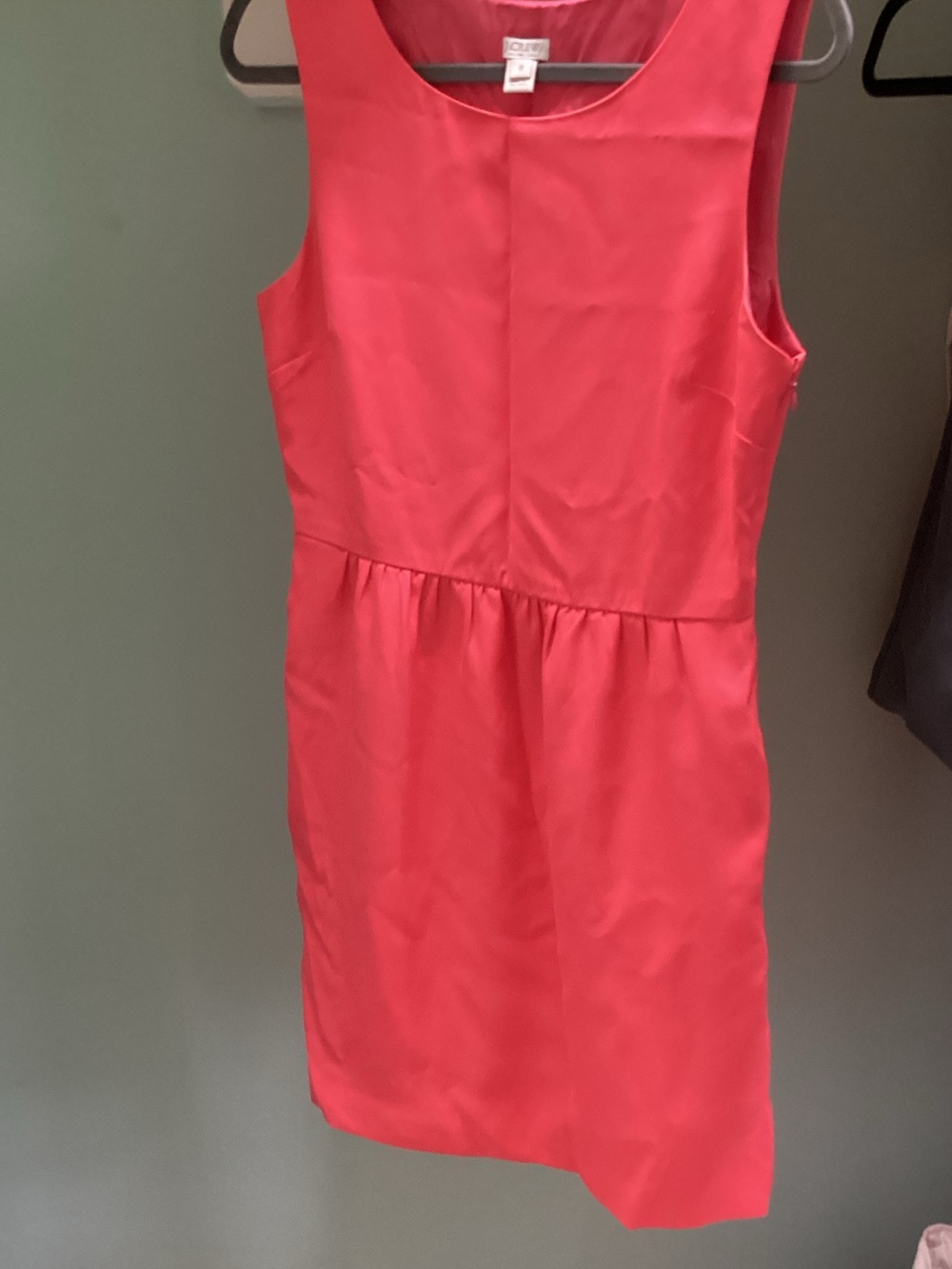 J. Crew Sleeveless Coral-Red Mini Dress - Open to offers